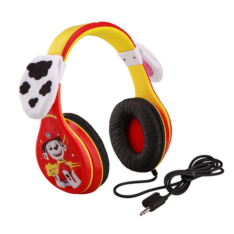 eKids Paw Patrol Marshall Kids Headphones Wired Headphones Compatiable with 35mm Jack Childrens Earphones for School Home or Travel - Image 2