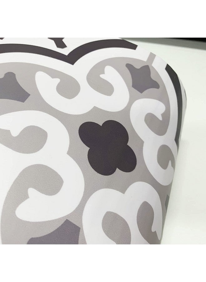 FUNLIFE 14 Strips Peel And Stick Stair Risers Stickers, Self Adhesive Vinyl Stair Stickers Decals, Staircase Murals Decor For Steps, 39.37"X7.09", Moroccan Pattern - Image 3