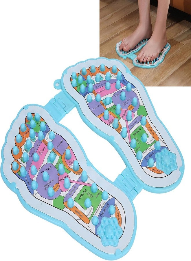 Yopple Acupressure Foot Massage Mat – Non-Slip Foldable Reflexology Pad with 32 Acupuncture Points – Pain Relief & Circulation Booster for Home, Office, Travel & Relaxation Therapy - Image 1