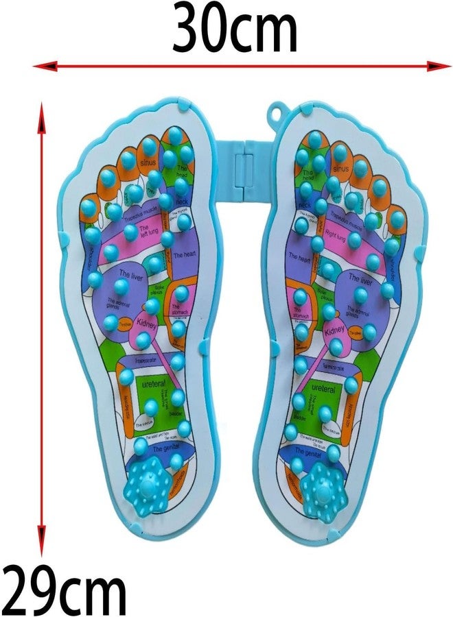 Yopple Acupressure Foot Massage Mat – Non-Slip Foldable Reflexology Pad with 32 Acupuncture Points – Pain Relief & Circulation Booster for Home, Office, Travel & Relaxation Therapy - Image 4