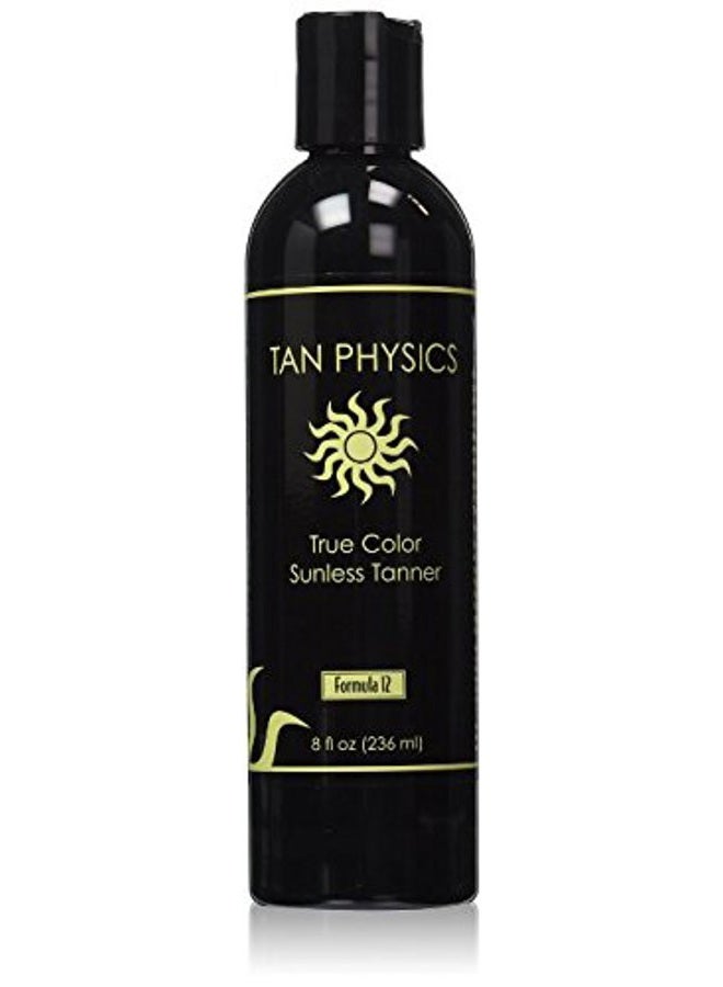 Tan Physics True Color w/ 5 FREE pairs of application gloves/ Sunless Tanner 8 fl oz  - Image 2