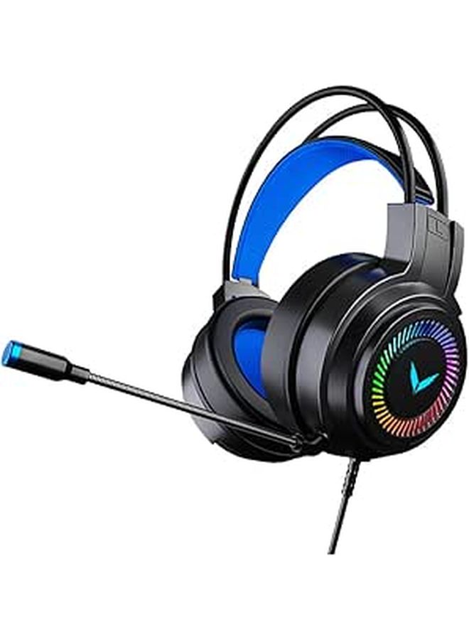 Wired 7.1 Channel Gaming Headset Noise Reduction Microphone Soft Ear Pads PC Travel Stereo - Image 1