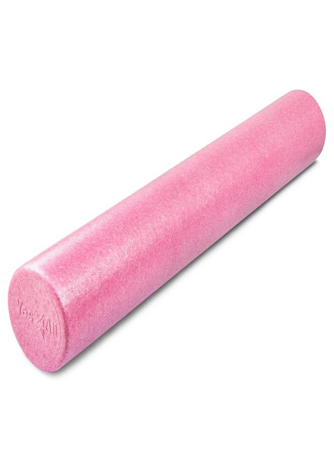 Yes4All High-Density EPP Round Back Roller Foam, Exercise Foam Roller for Yoga, & Pilates, Multiple Sizes and Colours, Fuschia Rose - 36 inches - Image 1