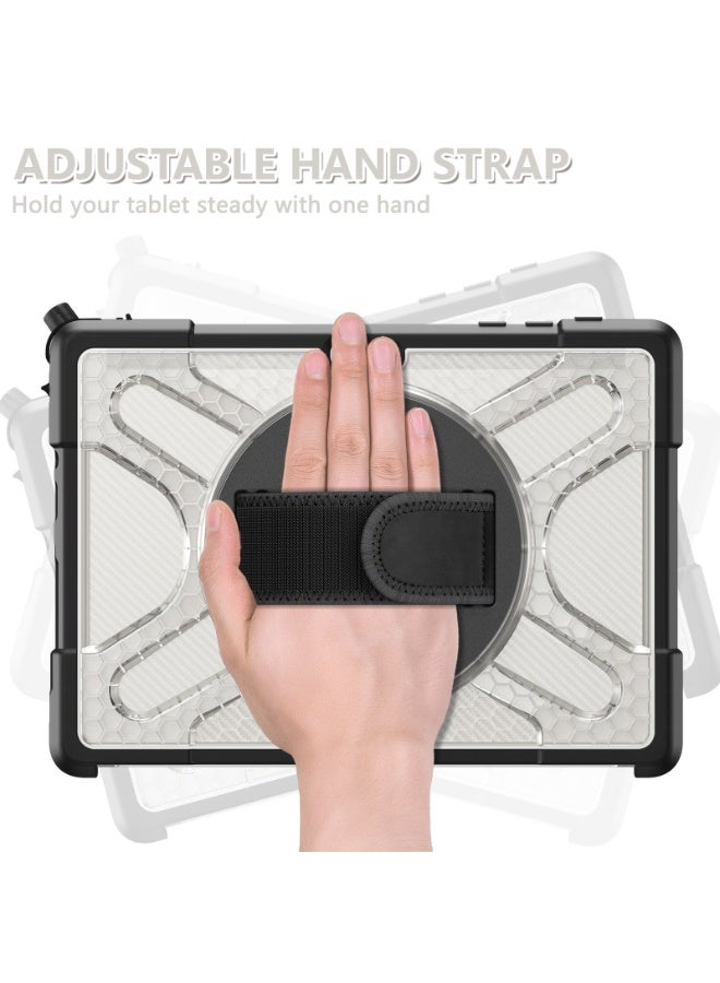 عام غطاء واقي متوافق مع مايكروسوفت سيرفس جو/جو 2/جو 3، مزيج TPU وPC مقاوم للصدمات مع حامل دوار 360 درجة وحزام يد. - Image 2