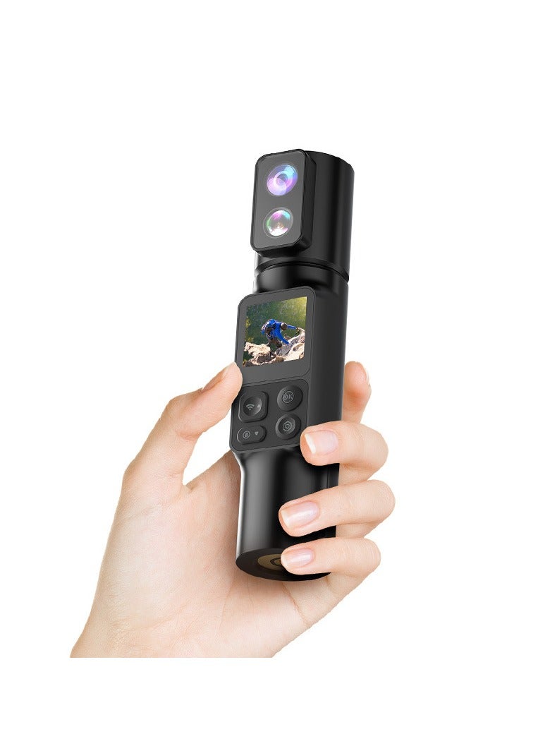 6KU 6K 50MP HD handheld sports camera with 360 degree EIS level anti shake camera WiFi for real-time transmission - Image 3