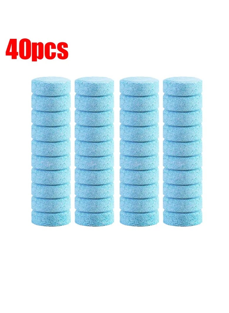 PAMEER 50 Pieces Car Windshield Glass Concentrated Washer Tablets, Solid Car Effervescent Tablets for Oil And Stain Removal, Windscreen Wiper Cleaning, Kitchen, Tables, Glass Windows, and Shelves  Cleaning.  - Image 2