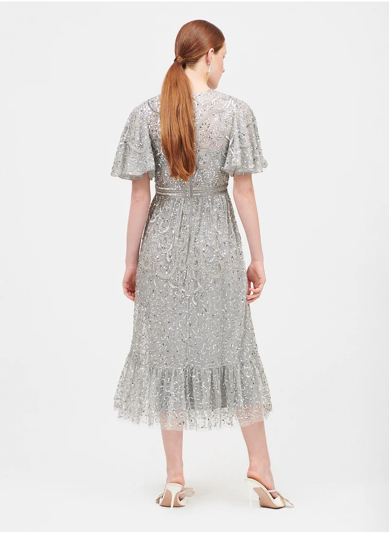 بيوت Ivey Embellished Sequin Maxi Dress