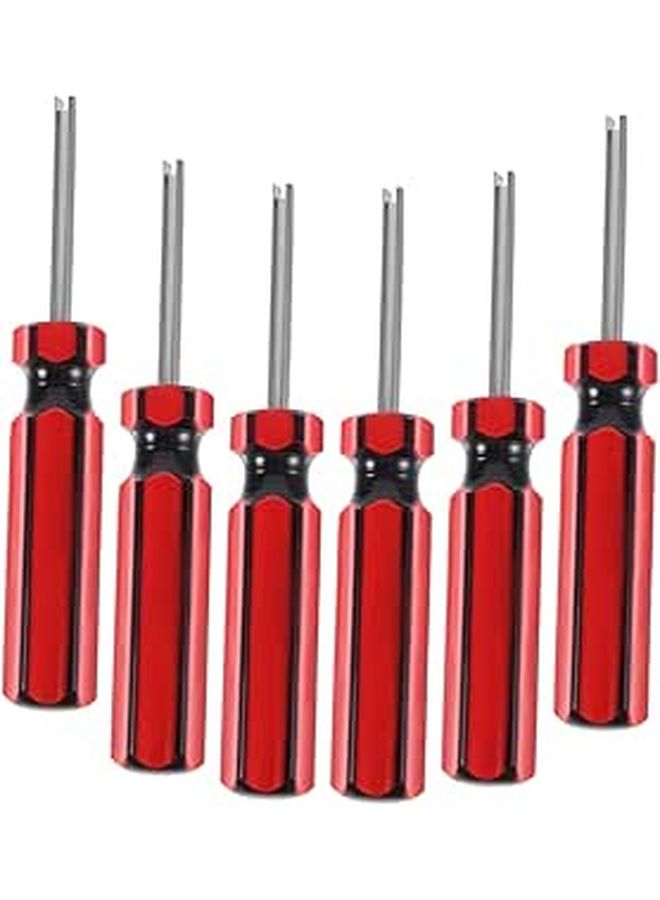 6 Pcs Valve Stem Core Removal Tool Tire Repair Puller for Car - Image 1