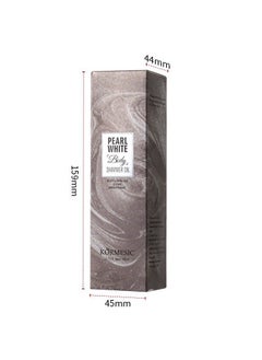 Kormesic Pearl White Body Highlighter Oil 80ml - Illuminate & Brighten Skin Tone  - Image 2