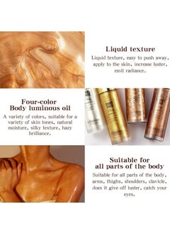 Kormesic Pearl White Body Highlighter Oil 80ml - Illuminate & Brighten Skin Tone  - Image 4