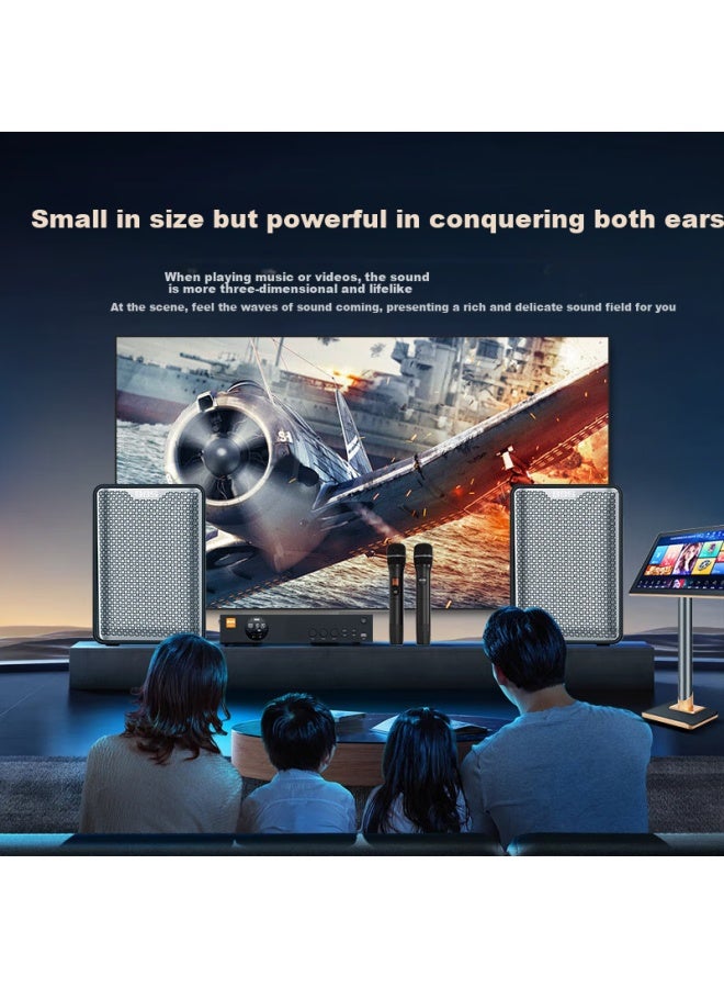Bbs Tk6 Home Ktv Sound System Set, Complete Karaoke Equipment, Home Theater Living Room Bluetooth Speaker, Professional Singing All-in Machine For Home Karaoke - Image 2