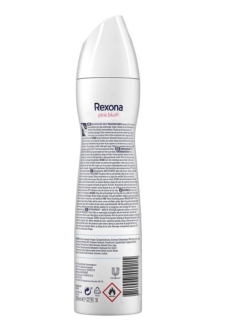 ريكسونا مزيل عرق موشن سينس بينك بلاش للنساء، بخاخ مضاد للتعرق يدوم 48 ساعة، 200 مل (عبوة من 6 قطع) - Image 3