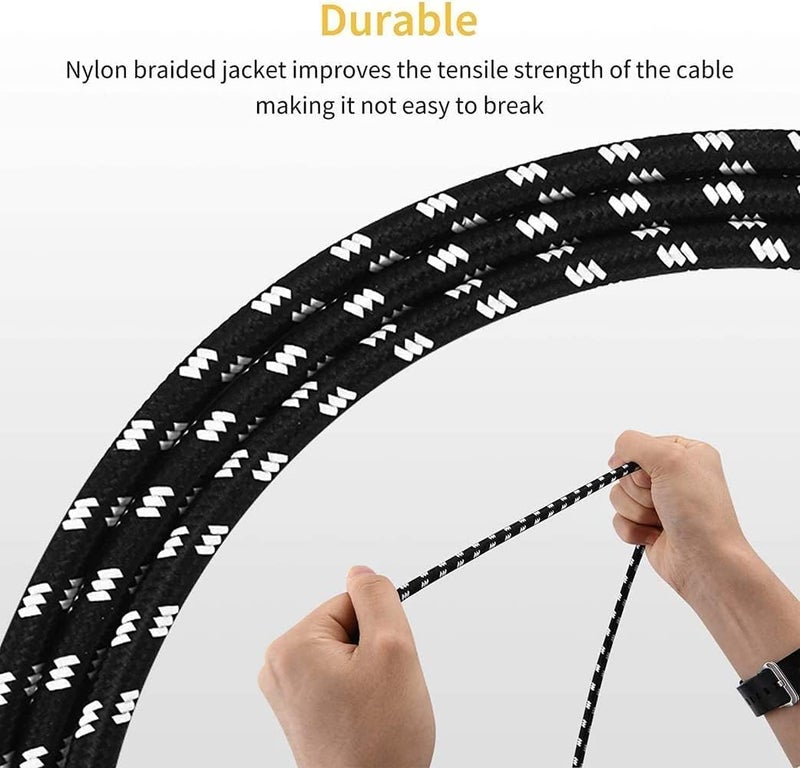 10 ft Guitar Cable - Electric Instrument Cable for Bass and Guitar Amplifiers - Image 5