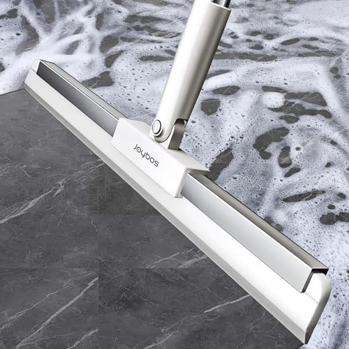 Joybos Rubber Squeegee Broom for Floor,62" Long Handle Window Squeegee, Silicone Pet Hair Remover,Magic Broom for Indoor Cleaning,Cleans Glass, Hair, fine dust, Liquids, Suitable for Smooth Floors, Rugs - Image 1