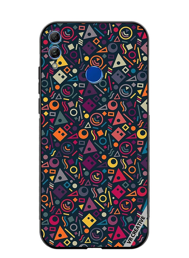 Protective Case Cover For Honor 10 Lite Maxin Pattern Design Multicolour