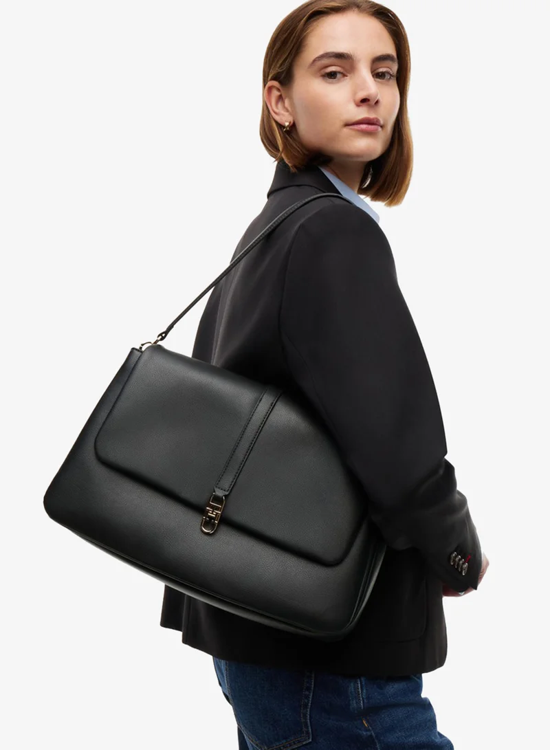 Tommy Hilfiger TH Monogram Crossbody Satchel