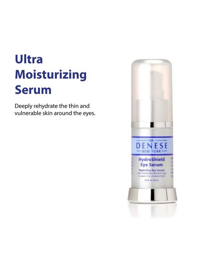 Dr. Denese Skinscience Hydroshield Ultra Moisturizing Face Serum Locks In Moisture With Retinol & Ceramides Reduce Appearance Of Wrinkles Increased Hydration & Tightness Crueltyfree .5Oz - Image 2