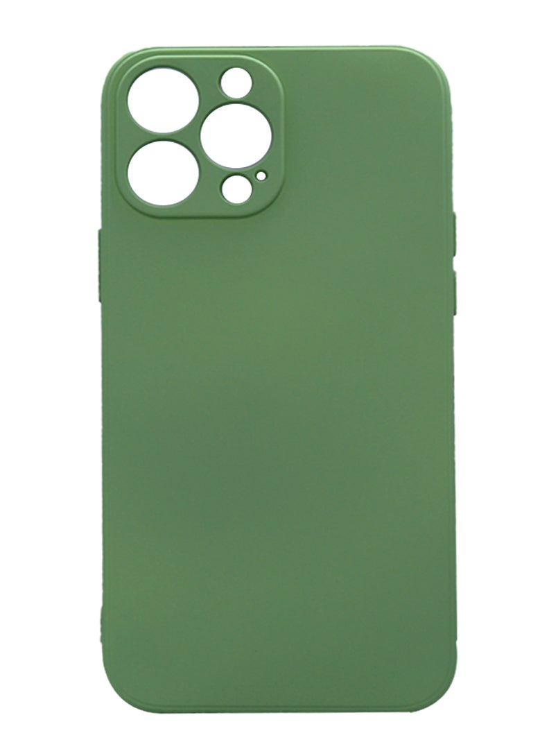 Theodor Protective Ultra Slim Fit Case Liquid Silicone Gel Cover with Full Body Protection Anti-Scratch Shockproof Case For iPhone 13 Pro LIQUID SILICON GREEN  - Image 1