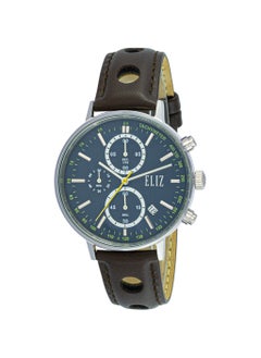 eliz ELIZ ES8778G1SBO SS & Leather Japan Men's Watch  - Image 1