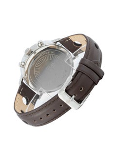 eliz ELIZ ES8778G1SBO SS & Leather Japan Men's Watch  - Image 4