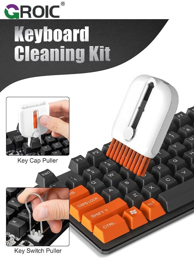 GROIC White Electronics Cleaner KIT, Cleaning for Cell Phone, Airpods, Laptop, Keyboard, Screen, Spray Tool iPad Computer, Clean Brush Device Earbud Headphone Camera.  - Image 5