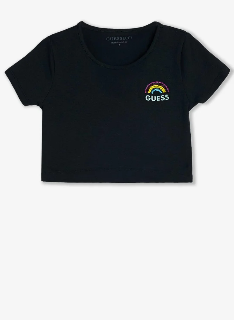 GUESS Youth Graphic Crew Neck T-Shirt
