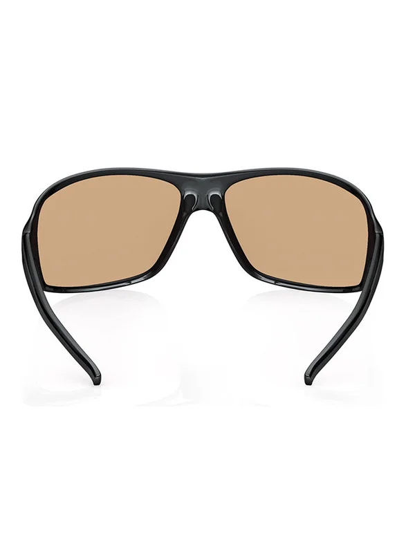 fastrack Black Wraparound Men Sunglasses (P222BR2|62)