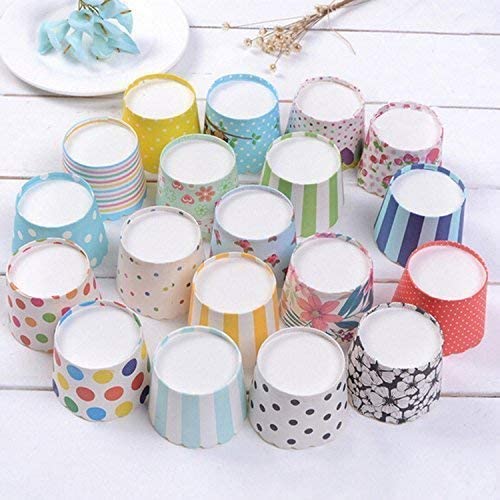 WENGTY Disposable Paper Cup Tea Coffee Cup for Party Wedding and Every Day Use (Color Design May Vary) (300) - Image 1