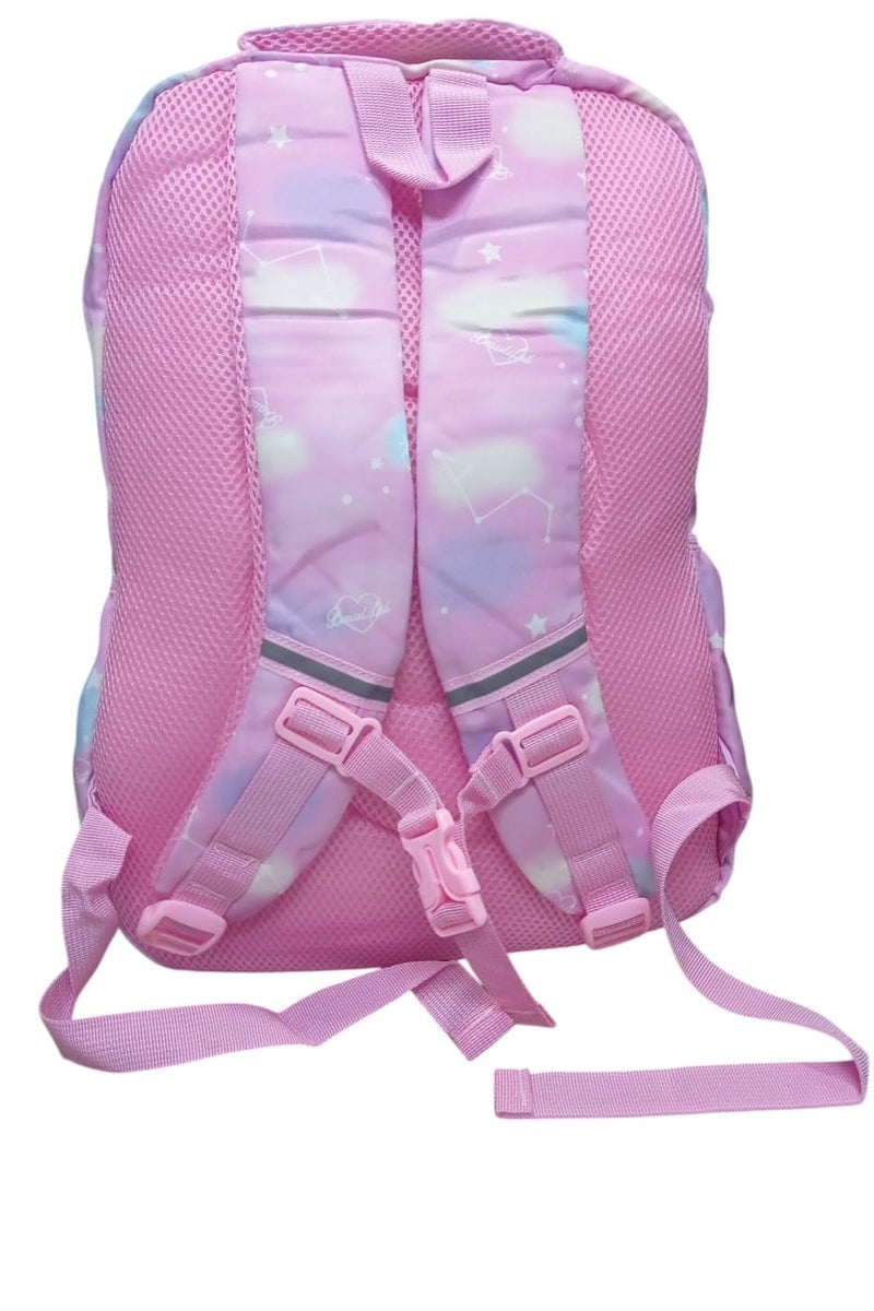 MQ Imported Girls' School Backpack - Pink, with Multiple Pockets for Easily Organizing Books and Supplies, Girls' School Bag - Image 2