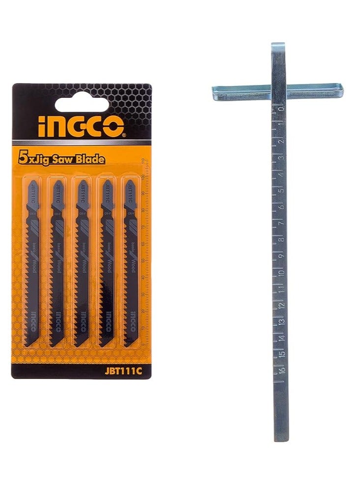 INGCO Ingco JS6508 Electric Hole Saw Set with 5 Blades - 650 Watt  - Image 3