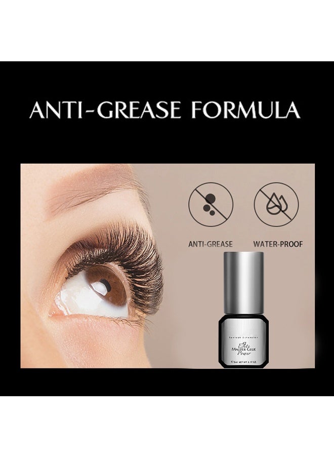 GOLLEE Master Glue,Extra Strong Eyelash Extension Glue,(0.17fl.oz / 5ml) / 0.5-1 Sec Drying time/Retention,7 Weeks/Maximum Bonding Power/Professional Use Only Black Adhesive/for Semi-Permanent Extensions 5ml  - Image 3