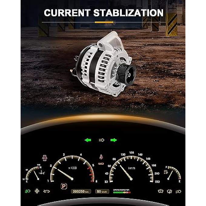 ROADFAR Alternator Fit for Dodge Charger 2008 2009 2010 08 09 10 2.7L 3.5L 5.7L 6.1L 2.7 3.5 5.7 6.1 11383 Automotive Alternator - Image 5