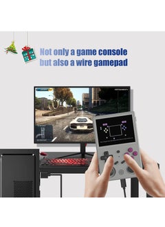 ANBERNIC  RG353V Retro Handheld Game with Dual OS Android 11 and Linux, RG353V with 64G TF Card Pre-Installed 4452 Games Supports 5G WiFi 4.2 Bluetooth  (Grey)  - Image 4