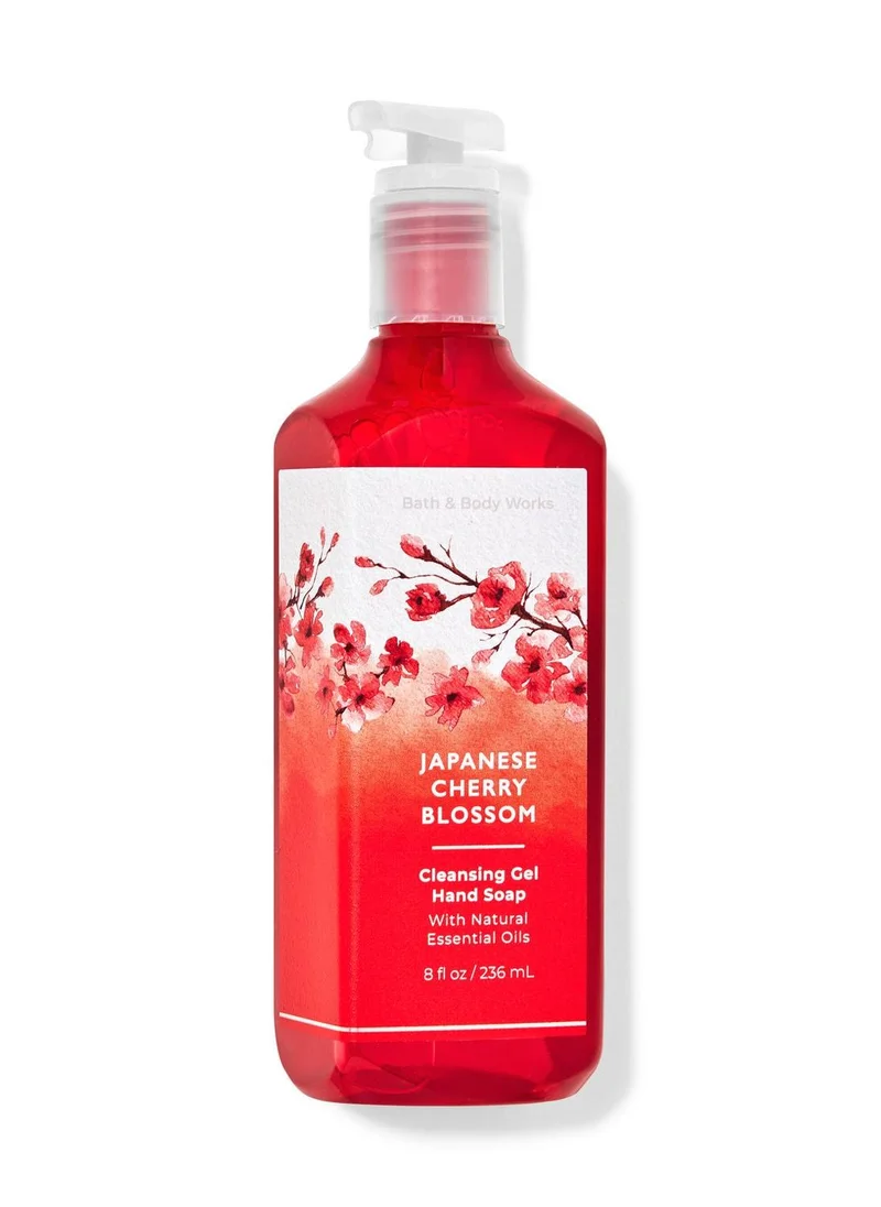 Bath & Body Works Japanese Cherry Blossom Cleansing Gel Hand Soap 8 fl oz / 236 mL