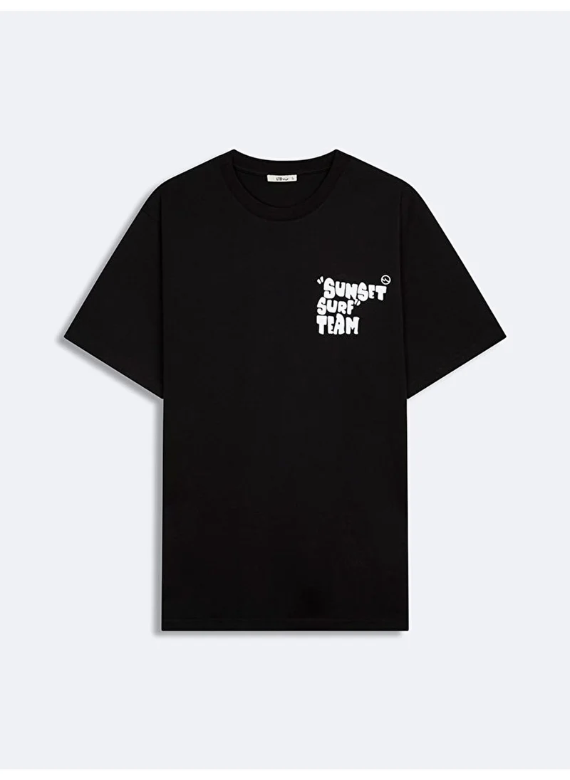 إل تي بي Black T-Shirt