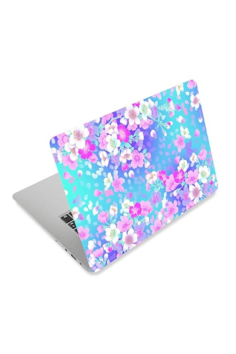 HAPPYLIVE SHOPPING 3D Print Laptop Skin Vinyl Sticker Decal, 12" 13" 13.3" 14" 15" 15.4" 15.6 inch Laptop Skin Sticker Cover Art Decal Protector Fits HP Dell Lenovo Compaq Apple Asus Acer (Colorful Flower) - Image 2