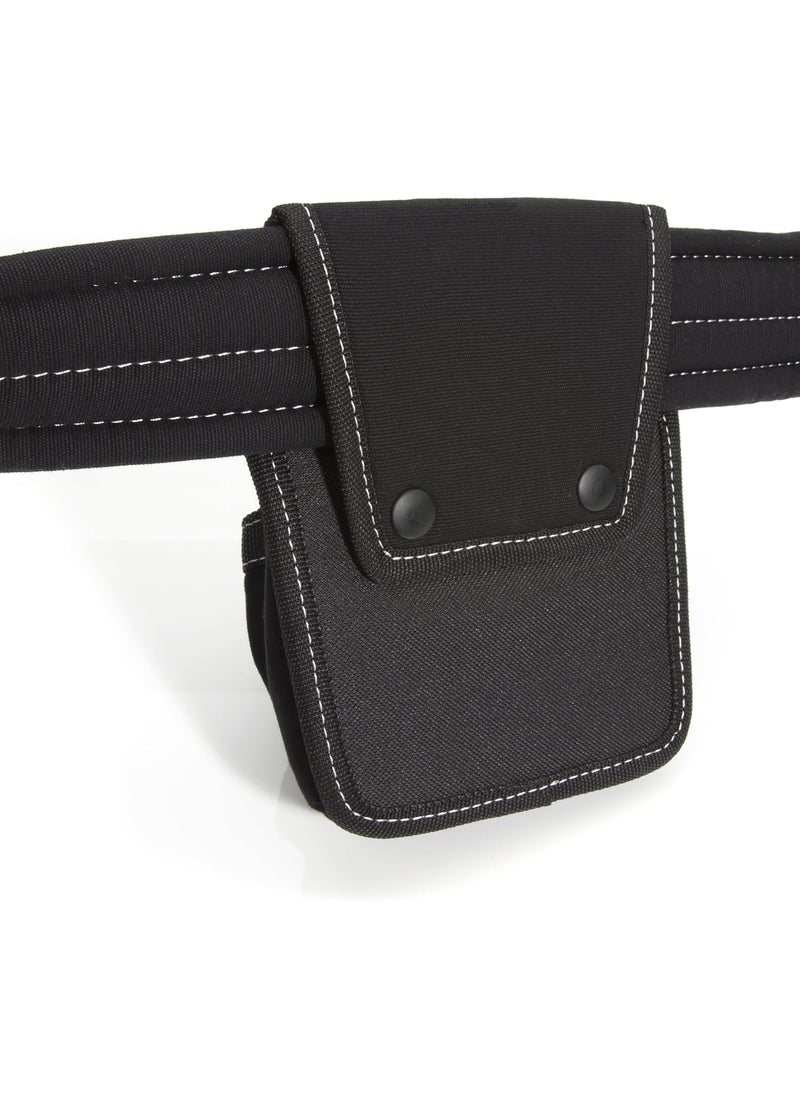 Dickies Dickies Storage Pouch for Tool and Work Belts 4 Pockets Cushioned Slip Pocket Durable Canvas SnapBack Compatible with 3inch Belts Black  - Image 3