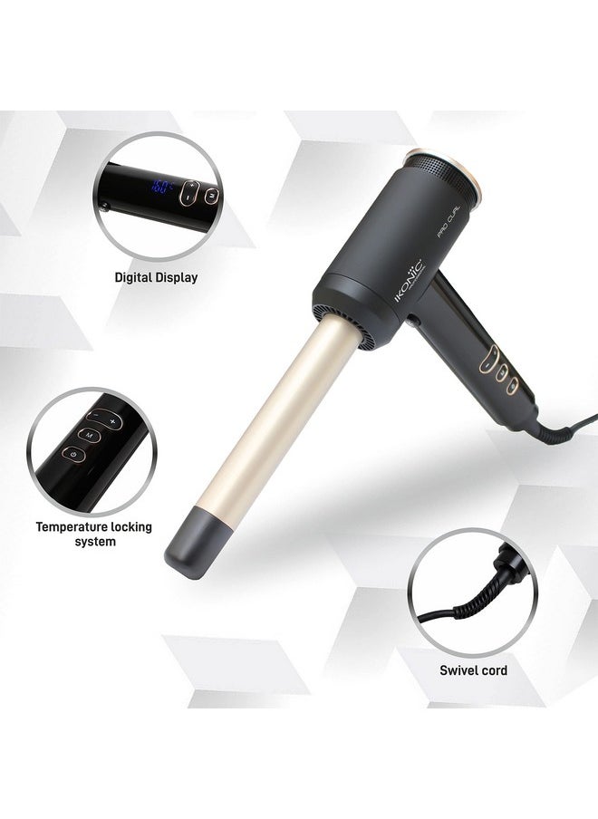 IKONIC - IKONIC Pro curl- Hair Curler, Black - Image 1
