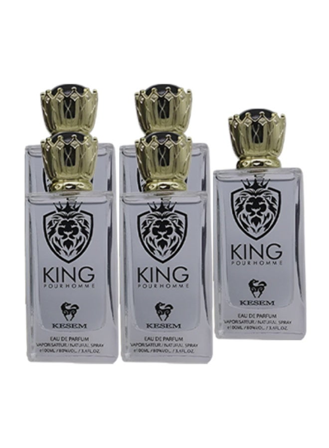 كيسم 5 قطع عطر كينج للرجال 100 مل - Image 1