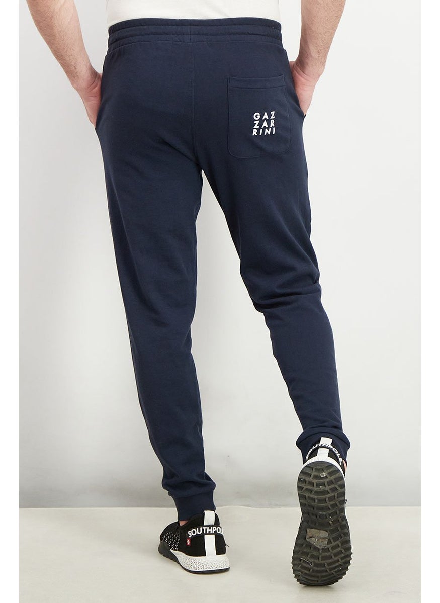 Men Sport Fit Drawstring Graphic Jogger Pants, Navy - pzsku/Z4514EB81E6721F756086Z/45/_/1739801675/54013495-3e41-4fad-8cae-663befd55955