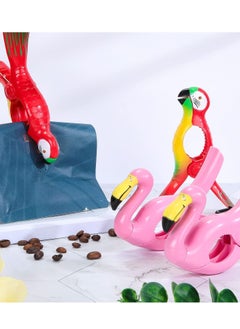 Y&D Beach Towel Clip, Outdoor Parrot Flamingo Style Fashion Clip Cute Animal Windproof Large Clothes Quilt Blanket Fixer Suitable for Family, Outdoor, Beach, Party, Etc. (6 Pieces)  - Image 5