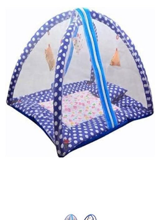 ELSTONE HOME Bedding Set with Foldable Mattress Mosquito Net and Pillow Net Bed AC Blanket Wrapper Baby Hooded Blanket Baby Bath Towel Pack of 1