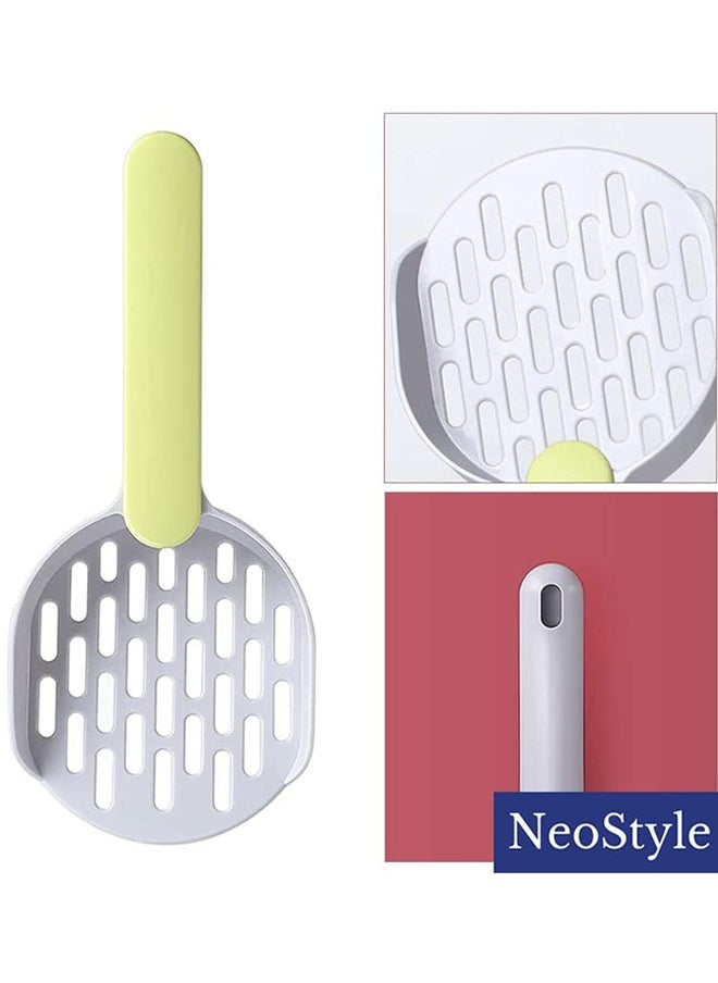 Neostyle Neostyle Cat Food and Litter Shovel Cleaner Tool 2 Piece Grey Green  - Image 5