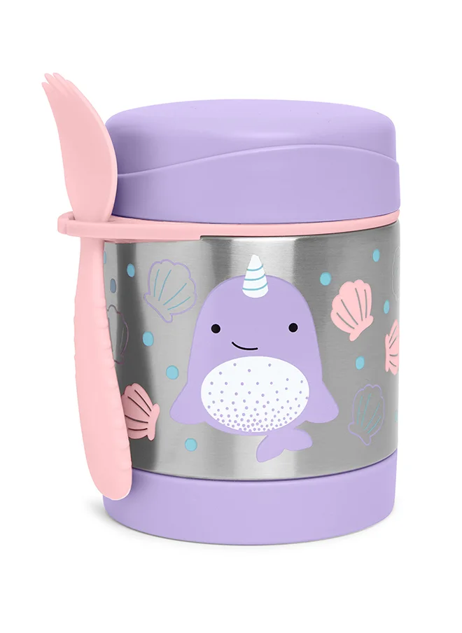 Skip Hop Zoo Food Jar - Narwhal - Vacuum-Insulated Kids Food Container