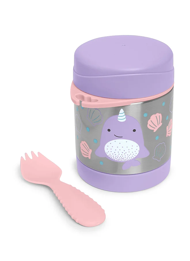 Skip Hop Zoo Food Jar - Narwhal - Vacuum-Insulated Kids Food Container