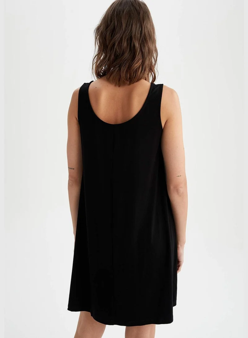 DeFacto Basic Askılı Relax Fit Midi Elbise