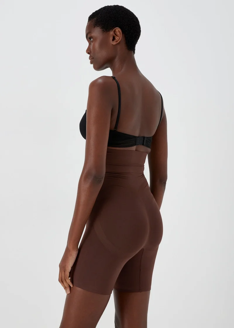 ماتلان Brown Seamless Smoothing Shorts