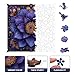 Mys Aurora Puzzles for Adults Mandala Flower Wooden Puzzles 500 Pieces Unique Shaped Lotus Yoga Gifts Jigsaw Puzzles for Yoga Lover Fun Challenge Family Game 164 x 165 - Image 4