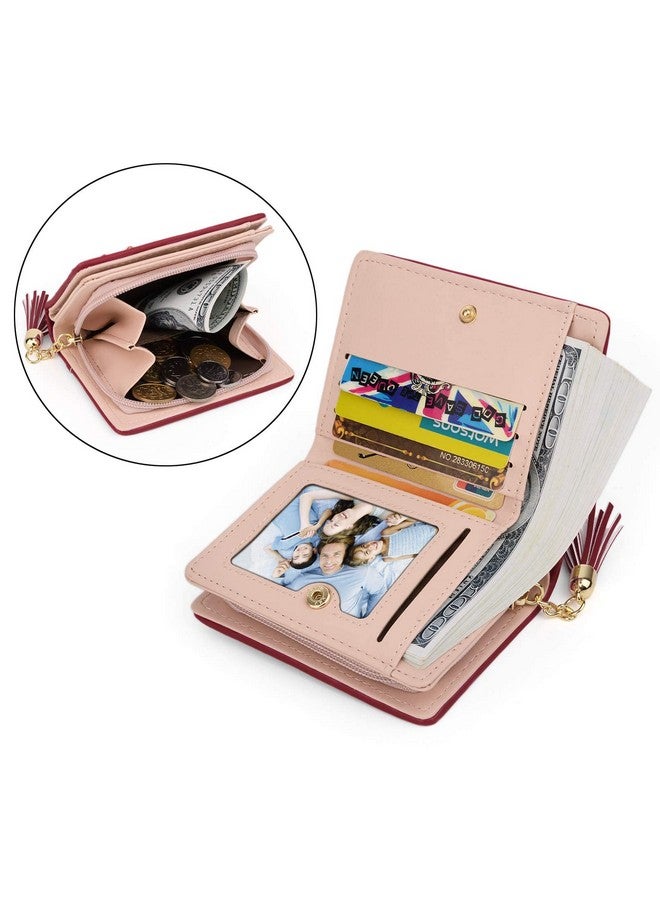 UTO Wallet For Girls Leather Vegan Small Wallet Cat Pendant Card Phone Holder Zipper Coin Women Purse 543 - Image 2