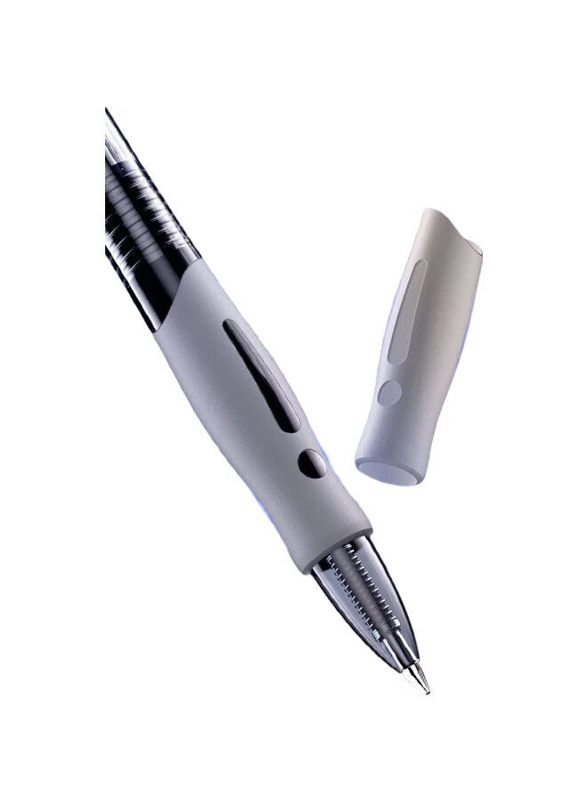 Comix 30-Pack Smooth Quick-Drying Gel Pen, Retractable Signing Pen, Office Stationery, 0.5Mm Bullet Tip, Black, Eb18-30 - Image 2